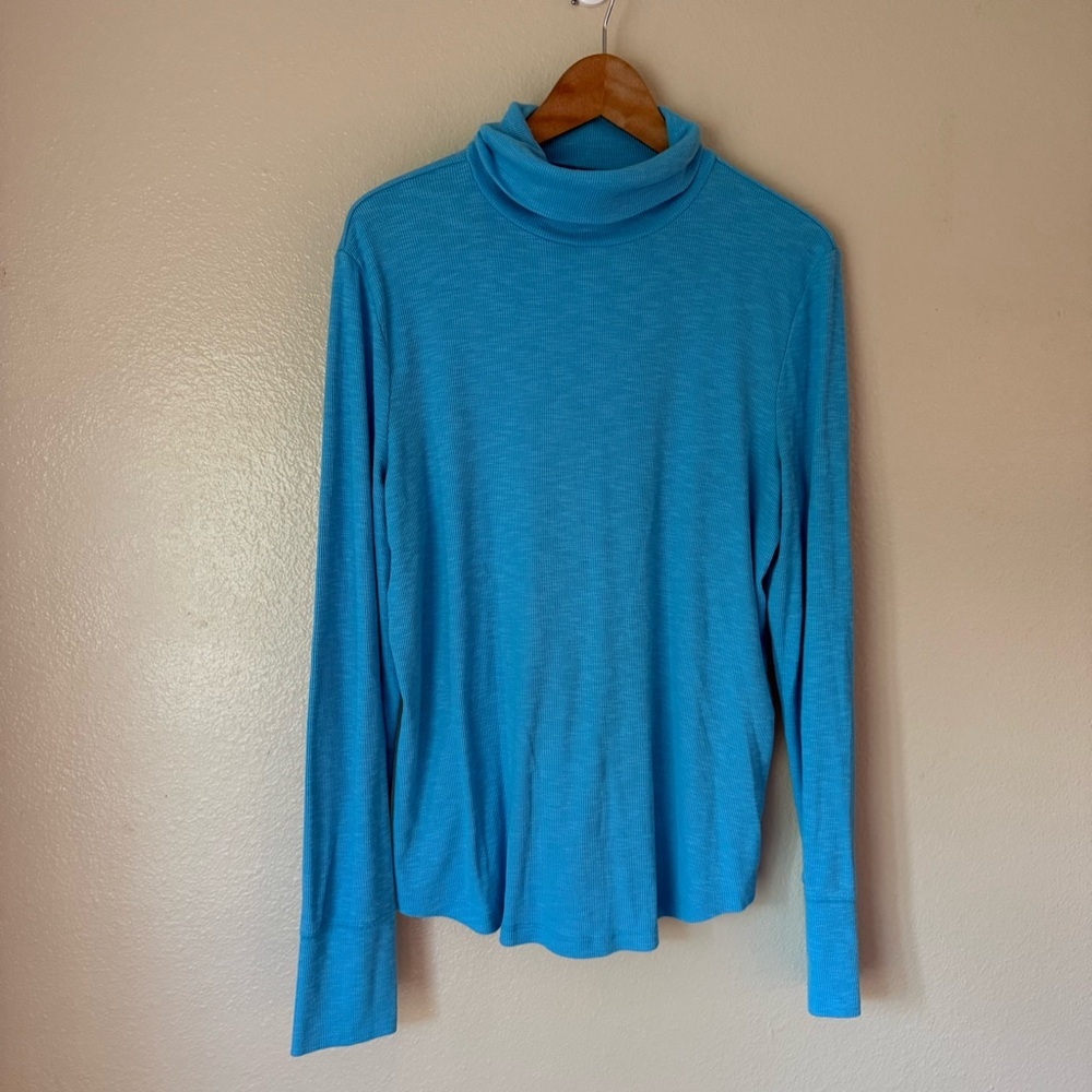 ❇️GAP Turquoise Long Sleeve Turtleneck Top 2 for $22❇️